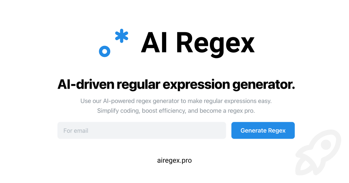 AI Regex screenshot